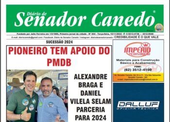 “Vamos devolver a Prefeitura para o povo de Senador Canedo, essa é a nossa missão!”, Alexandre Braga